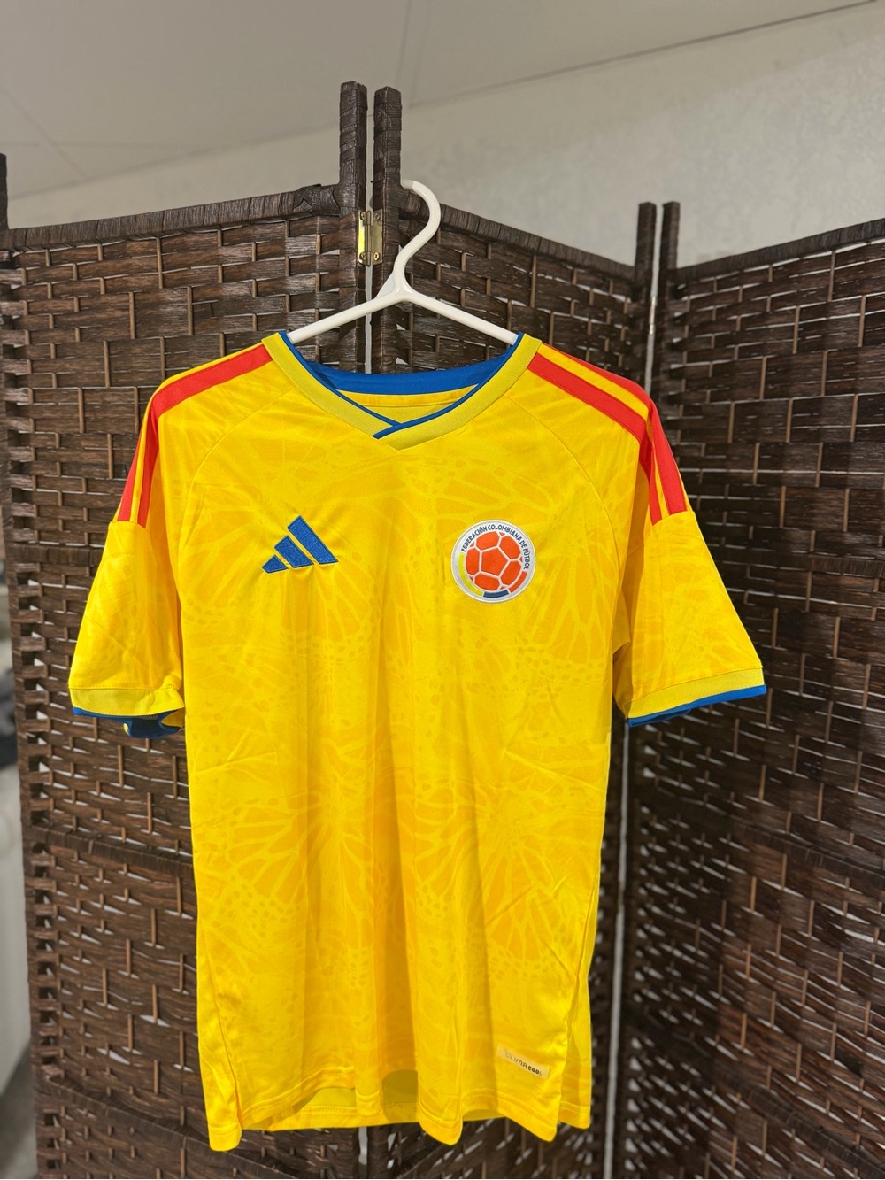 Adidas Colombia Yellow Soccer Jersey